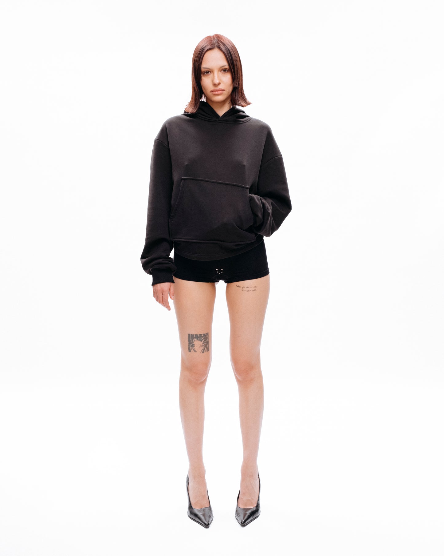 OPEN-BACK HOODIE