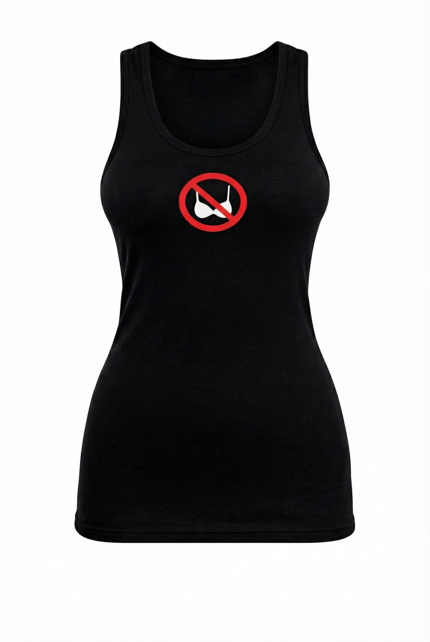 Tank top NO BRA black