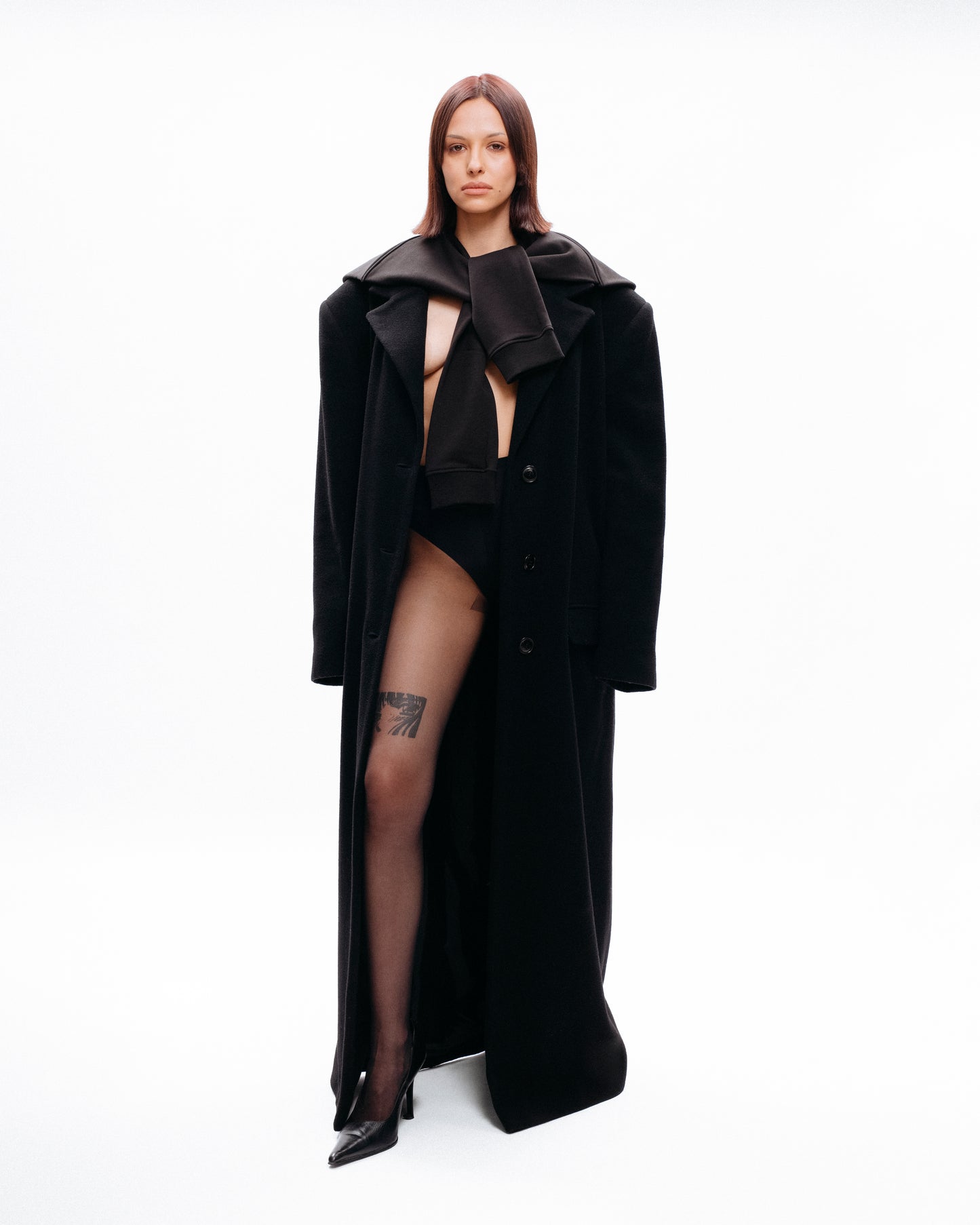 Hooded Scarf with Sleeve
