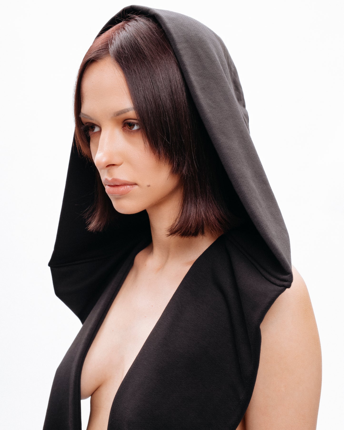 Hooded Scarf with Sleeve
